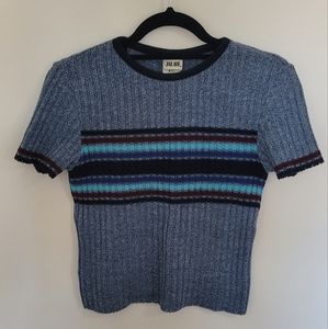 Vintage Jalate Knit Shortsleeve Sweater in women's size Medium